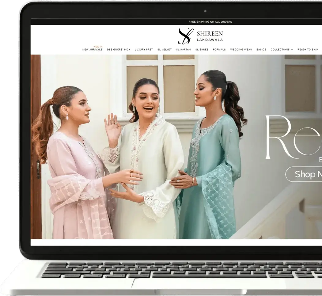 Shireen Lakdawala Shopify storefront