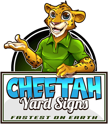Cheetah Yard Signs Logo
