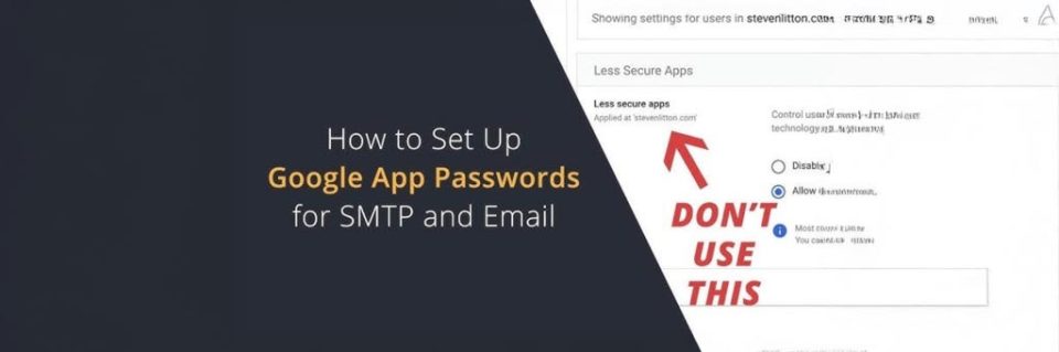 Set Up SMTP