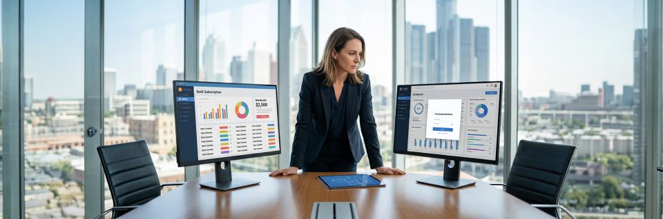 custom software vs saas